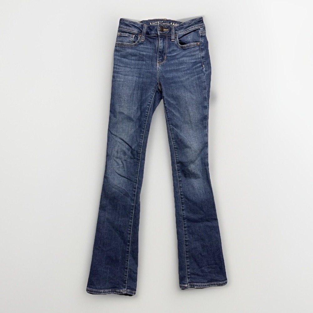 American Eagle Stretch Kick Boot 00 Regular Denim Jeans 24x30